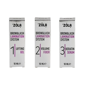 ZOLA EYELASHES & EYEBROWS LAMINATION SYSTEM 3 KERATIN SERUM