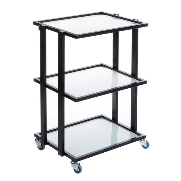 COSMETIC CABINET, 3 SHELVES, BLACK