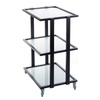 COSMETIC CABINET, 3 SHELVES, BLACK