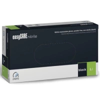 EASYCARE, RĘKAWICZKI NITRYLOWE, CZARNE L