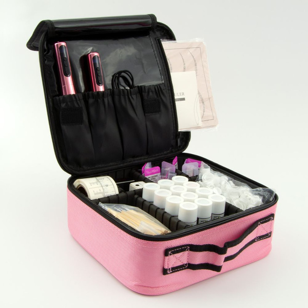 COSMETIC EQUIPMENT CASE PASTEL PINK