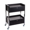 COSMETIC CABINET WITH DRAWERS, BLACK