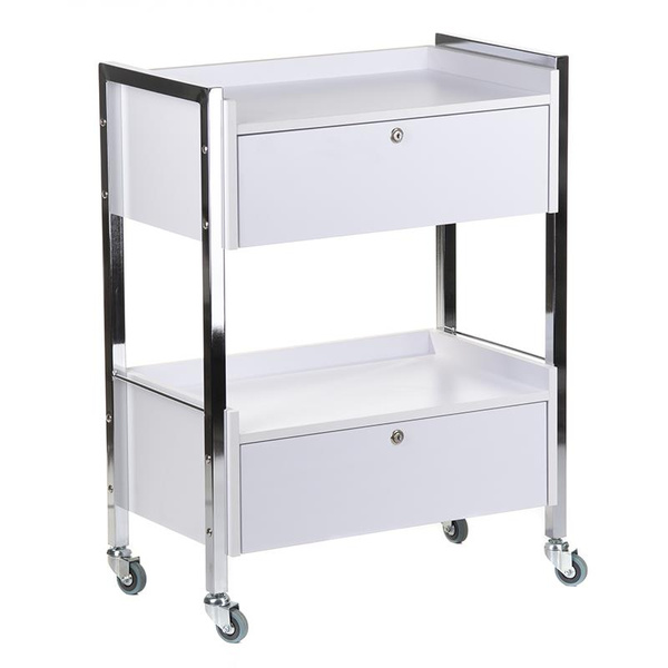 COSMETIC CABINET WITH DRAWERS, WHITE