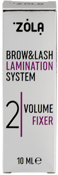 ZOLA EYELASHES & EYEBROWS LAMINATION SYSTEM 2 VOLUME FIXER