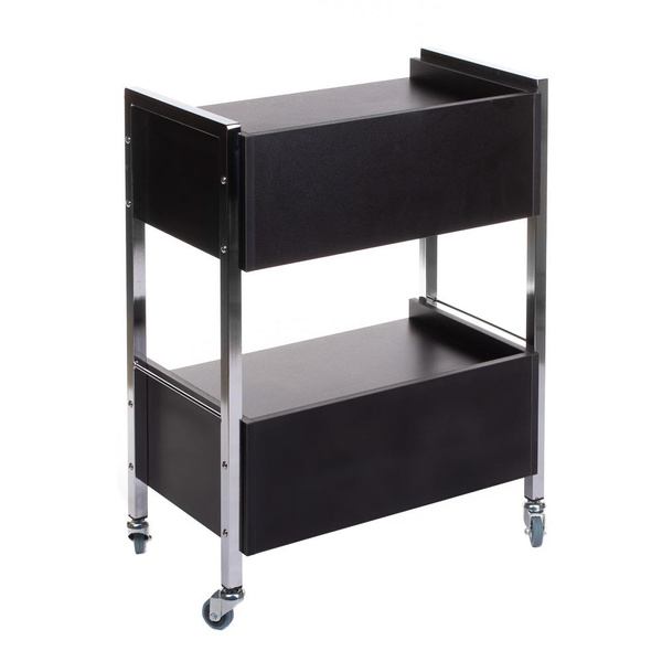 COSMETIC CABINET WITH DRAWERS, BLACK