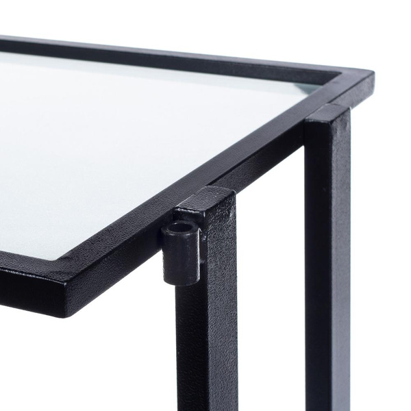 COSMETIC CABINET, 3 SHELVES, BLACK
