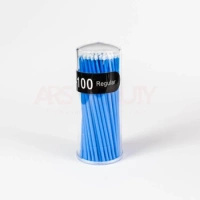 APLIKATORY BEZWŁÓKIENKOWE MICROBRUSH REGULAR 2 mm 100 SZT