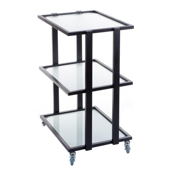 COSMETIC CABINET, 3 SHELVES, BLACK