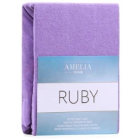 PRZEŚCIERADŁO RUBY FROTTE 80-90 X 200 CM FIOLETOWY