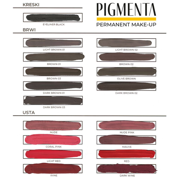 PIGMENTA, LIGHT BROWN 01, 10 ML
