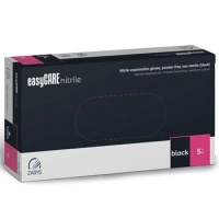 EASYCARE, RĘKAWICZKI NITRYLOWE, CZARNE S