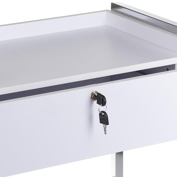COSMETIC CABINET WITH DRAWERS, WHITE