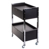 COSMETIC CABINET WITH DRAWERS, BLACK