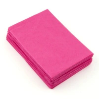 FLEECE SHEET, PINK, WITHOUT ELASTIC, 10 PCS