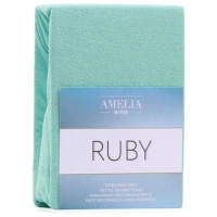 PRZEŚCIERADŁO RUBY FROTTE 80-90 X 200 CM MIĘTOWY