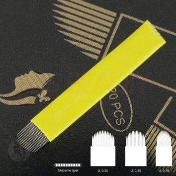 ARS BEAUTY, NOŻYKI DO BRWI, 14 U, 0.25 MM